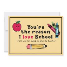 Sie sind Grund I Liebe Lehrer Wertschätzung