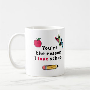 Sie sind Grund I Liebe Lehrer Wertschätzung Kaffeetasse
