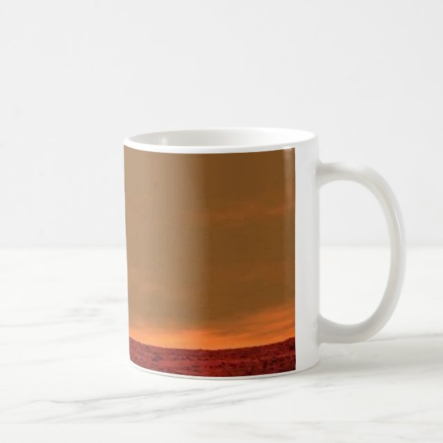 "Sie sind hier" auf den Mars, die Erdkaffeetasse Kaffeetasse (Rechts)