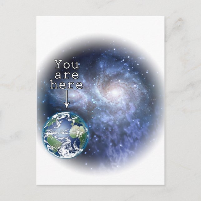 Sie sind hier postkarte (Vorderseite)