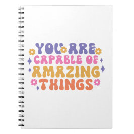 Sie sind in der Lage, Phantastische Dinge zu tun Notizblock