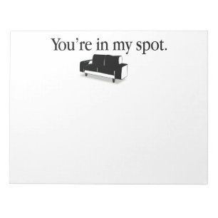 Sie sind in meiner Stelle Notizblock