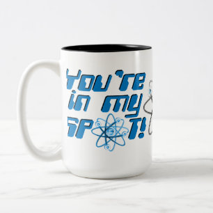 Sie sind in meiner Stellegeek-Spaß-Tasse Zweifarbige Tasse