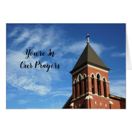 Sie sind in unseren Gebeten.