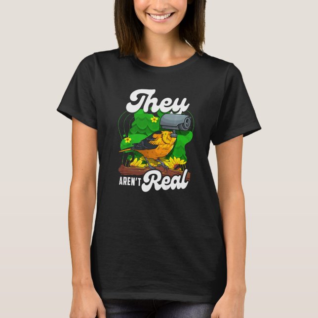 Sie sind keine echten Vögel, die sich die Spione-K T-Shirt (Vorderseite)
