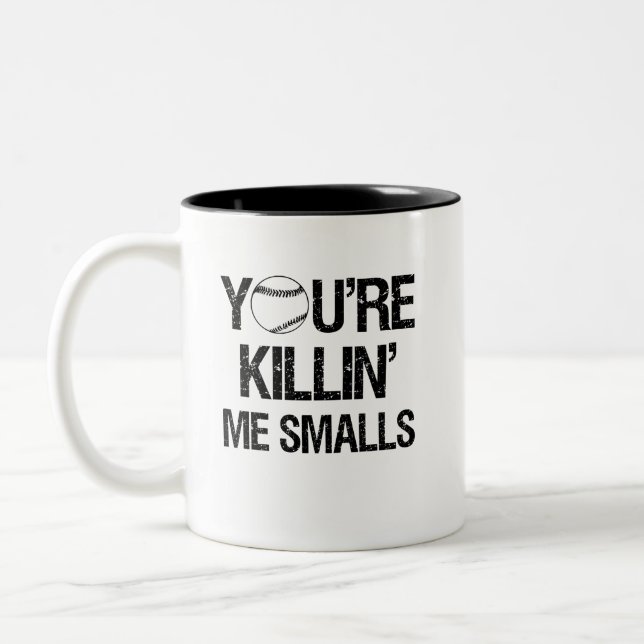 Sie sind Killin ich lustige Kaffee-Tasse der Zweifarbige Tasse (Links)
