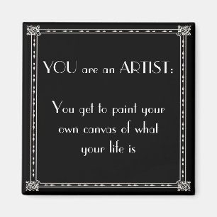 Sie sind Künstler Magnet