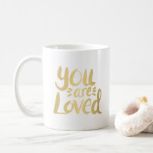 Sie sind lieben Typografie Inspiration Zitat Gold