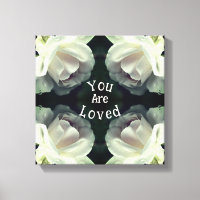 Sie sind lieben White Rose Abstrakt Inspiration