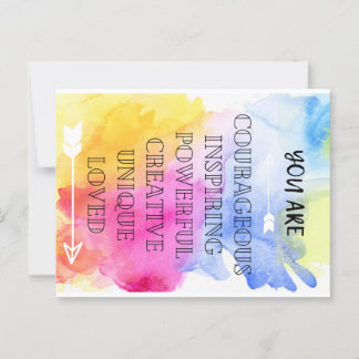 Sie sind Lieblingskarte Postkarte