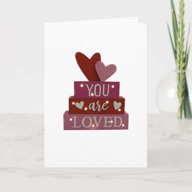 **SIE SIND LIEBT*** ROMANTISCHE CHRISTMAS KARTE (Vorderseite)
