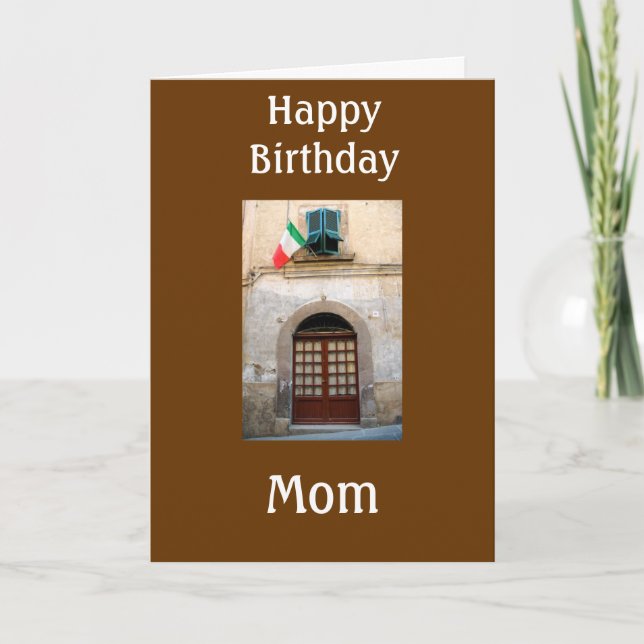 "SIE SIND LIEBTE MAMA" BIRTHDAY WISHES KARTE (Vorderseite)