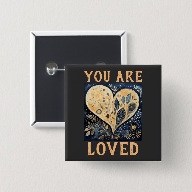 Sie sind Love Button (Vorne & Hinten)