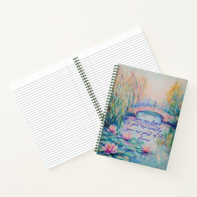 Sie sind Love Monet Inspiriert Spiral-Notebook Notizbuch (Innenseite)