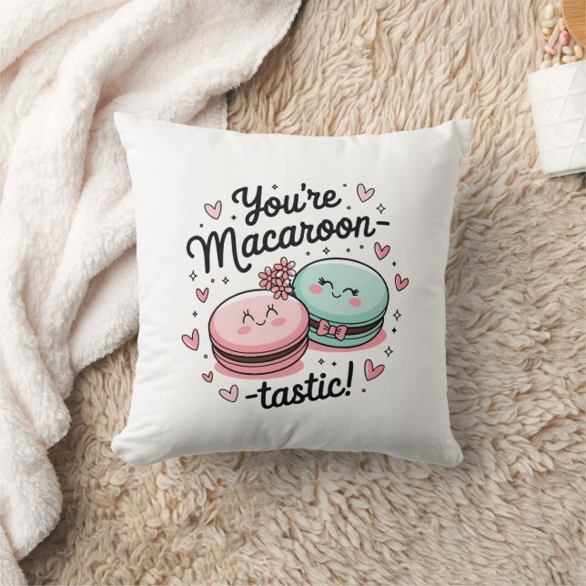 Sie sind makaroontastisch - Niedliche Liebe am Val Kissen (Decke)