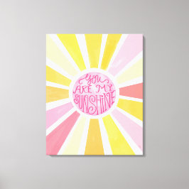Sie sind mein Baby-Baby-Geschenk für Sonnenschein. Leinwanddruck