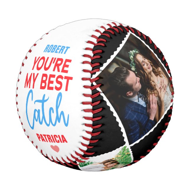 Sie sind mein bester Catch 4 Foto Mr. & Mrs. Baseball (Schrägansicht)