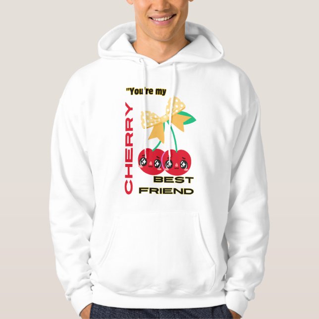 SIE SIND MEIN BESTES FREUND CHERRY HOODIE (Vorderseite)