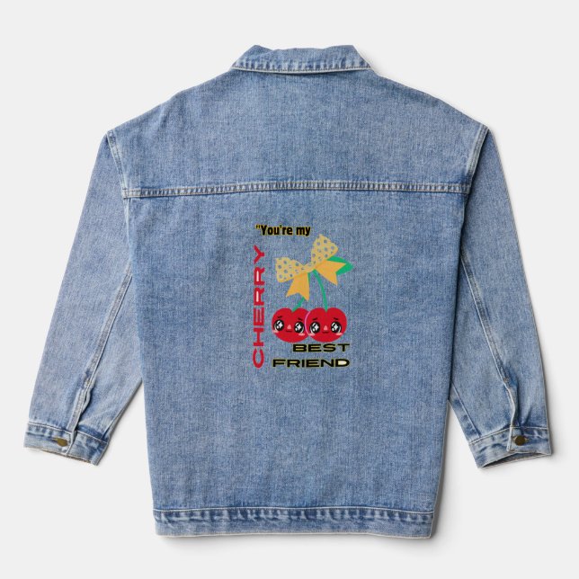 SIE SIND MEIN BESTES FREUND CHERRY JEANSJACKE (Rückseite)