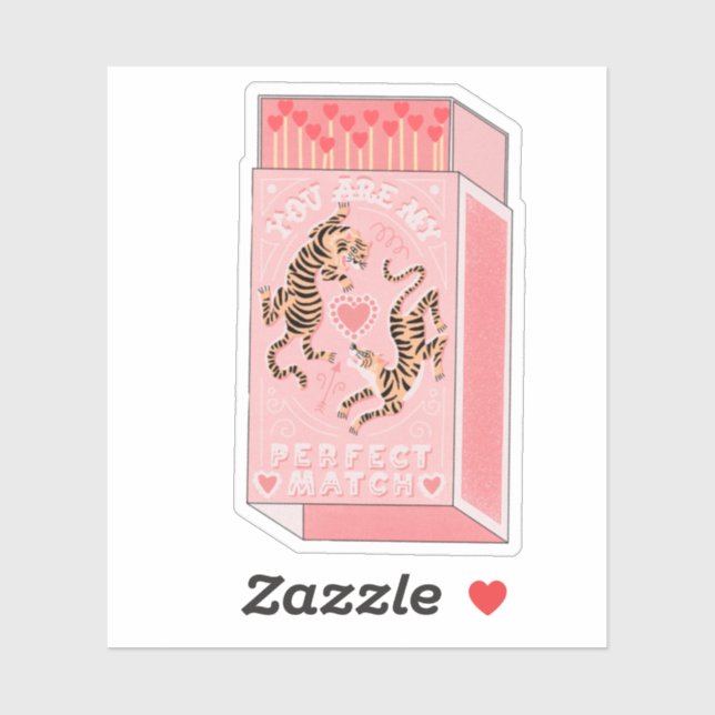 Sie sind mein perfektes Match-Feld Aufkleber (Blatt)