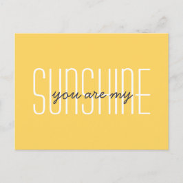 Sie sind mein Sonnencreme-Zitat Typografie Sonneng Postkarte