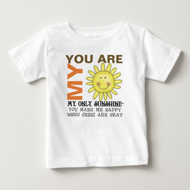Sie sind mein Sonnenschein Baby T-shirt (Vorderseite)