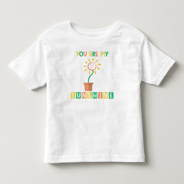 Sie sind mein Sonnenschein: ein fröhliches Sonnenb Kleinkind T-shirt (Vorderseite)