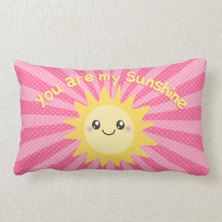 Sie sind mein Sonnenschein im Pink Lendenkissen