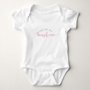 Sie sind mein Sonnenscheinbaby-Spielanzug-Anzug Baby Strampler
