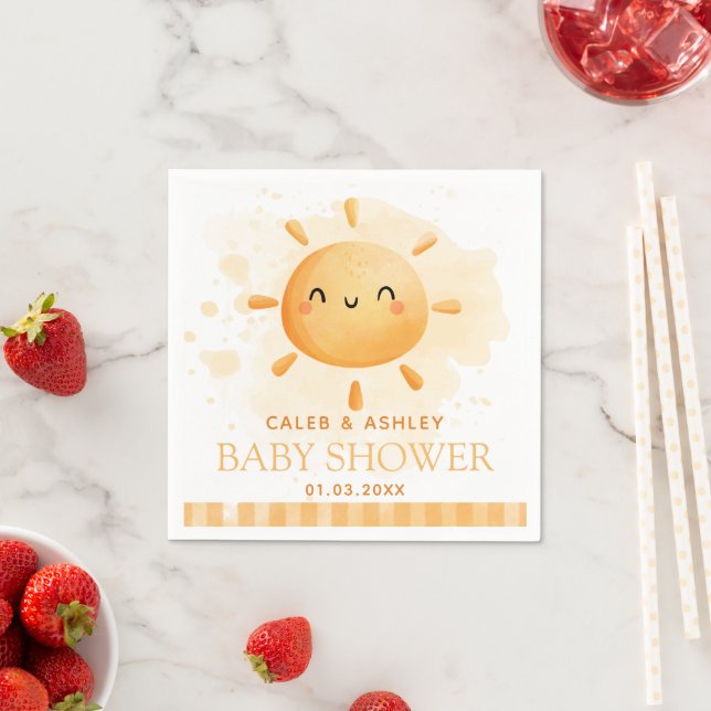 Sie sind mein Sonnenschutzcreme-Baby-Duschpapier N Serviette (Beispiel)