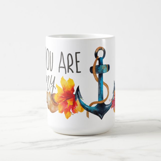Sie sind meine Anker-Tasse Kaffeetasse (Mittel)