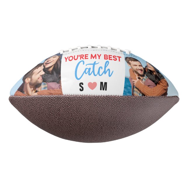 Sie sind meine besten benutzerdefinierten 2-Foto-D Football (Gedreht 270)