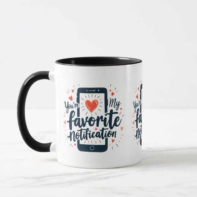 Sie sind meine bevorzugte digitale Zuneigung Tasse (Links)
