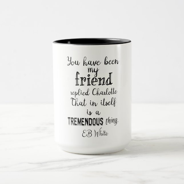 Sie sind meine Freundin geantwortet Charlotte EB W Tasse (Zentrum)