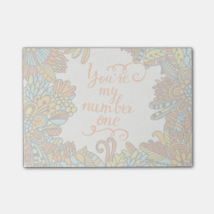 Sie sind meine Nr. eine Post-it Klebezettel
