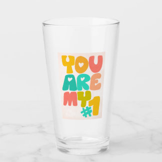 Sie sind meine Nummer eins für mich Zeigen Sie Ihr Glas