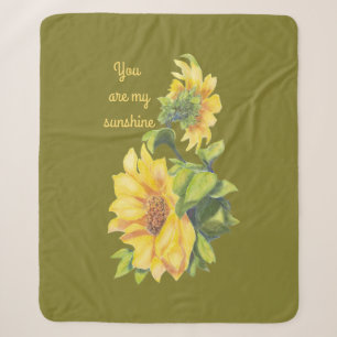 Sie sind meine Sonnenblume-Liebe Sherpadecke
