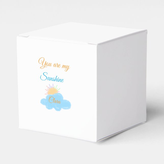 Sie sind meine sonnengelben, orangefarbenen Sonnen Geschenkschachtel (Vorderseite)