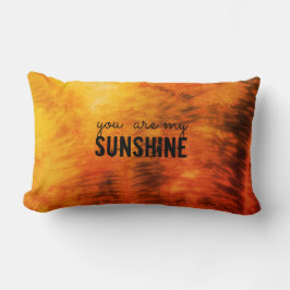 Sie sind meine sonnenscheinende Natur Kunst l Zita Lendenkissen