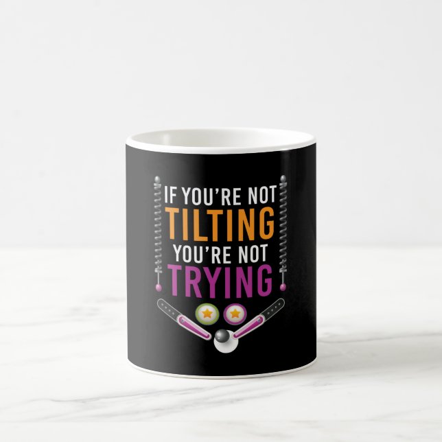 Sie sind Nat Tiling Pinball Arcade Retro Kaffeetasse (Mittel)