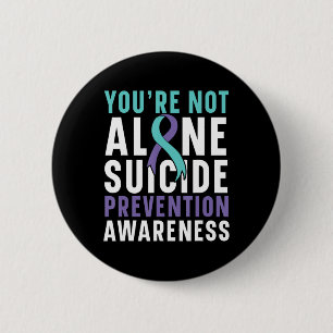 Sie sind nicht allein Depression Suizidprävention  Button