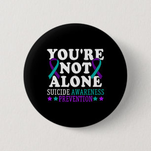 Sie sind nicht allein Depression Suizidprävention  Button