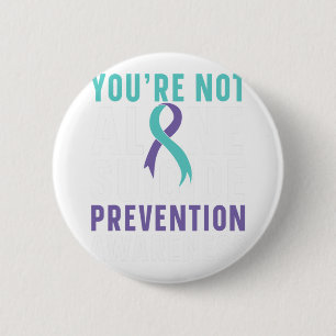 Sie sind nicht allein Depression Suizidprävention Button