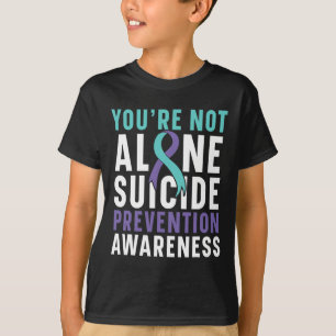 Sie sind nicht allein Depression Suizidprävention T-Shirt