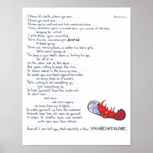 Sie sind nicht allein poster