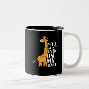 Sie sind nicht einmal auf meinem waagerecht zweifarbige tasse