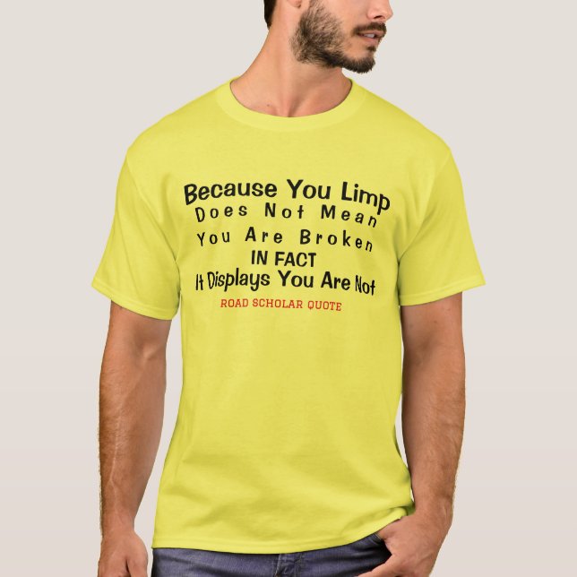 Sie sind nicht kaputt - T - Shirt für Straßenkünst (Vorderseite)