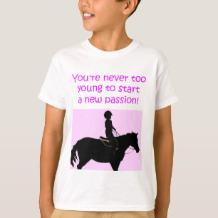 Sie sind nie zu junges niedliches Pferd T-Shirt