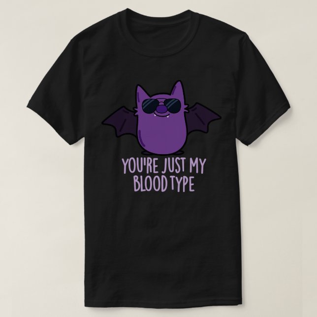 Sie sind nur mein Bluttyp Niedlicher Battpuffer 1 T-Shirt (Design vorne)