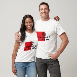 "Sie sind Phantastisch und ich Liebe Sie" fett Tex T-Shirt